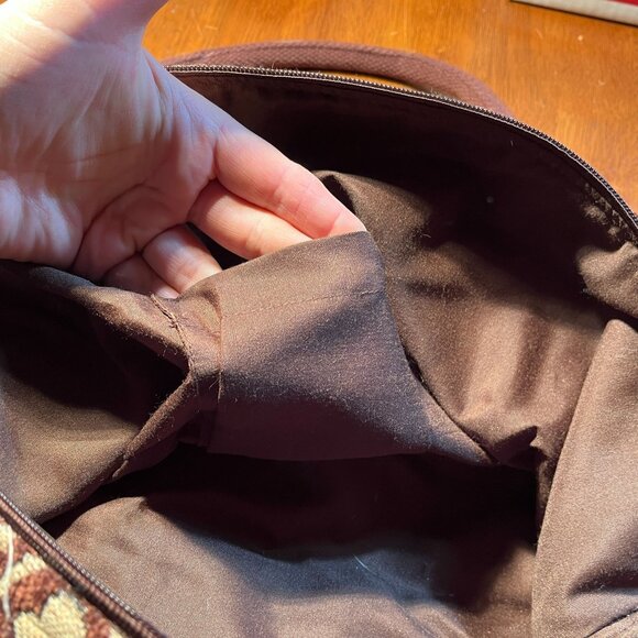 World Market Weekender Carpet Bag Duffel Gypsy Bohemian Tassel Shoulder Strap - Picture 6 of 9